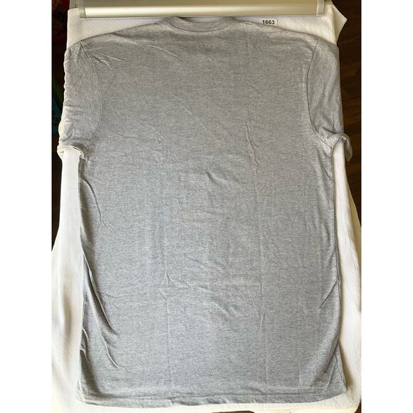 New Port Blue Men’s Short Sleeve T-shirt Size L, Gray, American Muscle Bad Boys - Picture 7 of 7